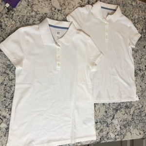 **TWO NEW GIRLS GAP POLO SHIRTS**